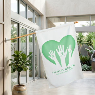Mental Health Awareness Month House Flag