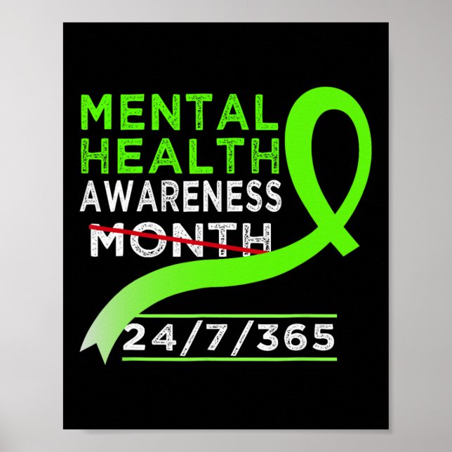Mental Health Awareness Month Of May Fight The Sti Poster (Front)