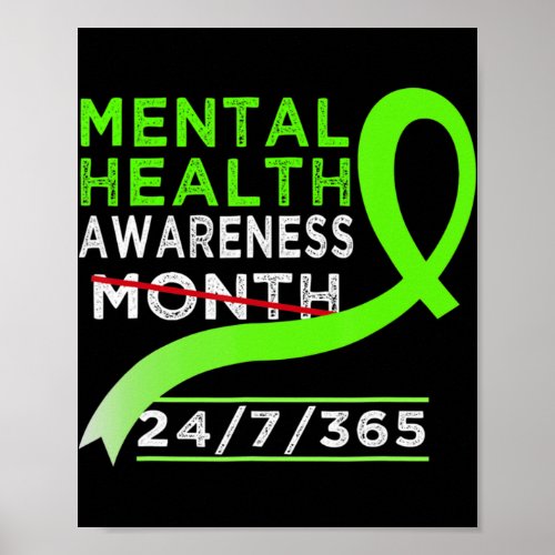 Mental Health Awareness Month Of May Fight The Sti Poster