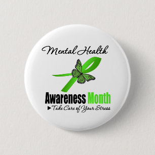 Mental Health Awareness Month Pinback Button
