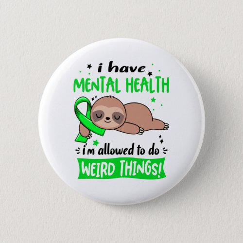 Mental Health Awareness Month Ribbon Gifts Button