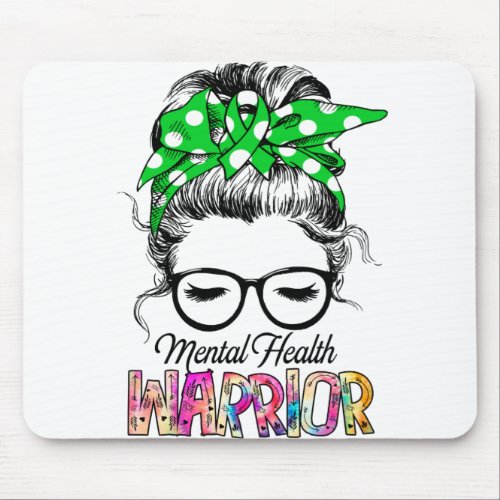 Mental Health Awareness Month Ribbon Gifts Mouse Pad