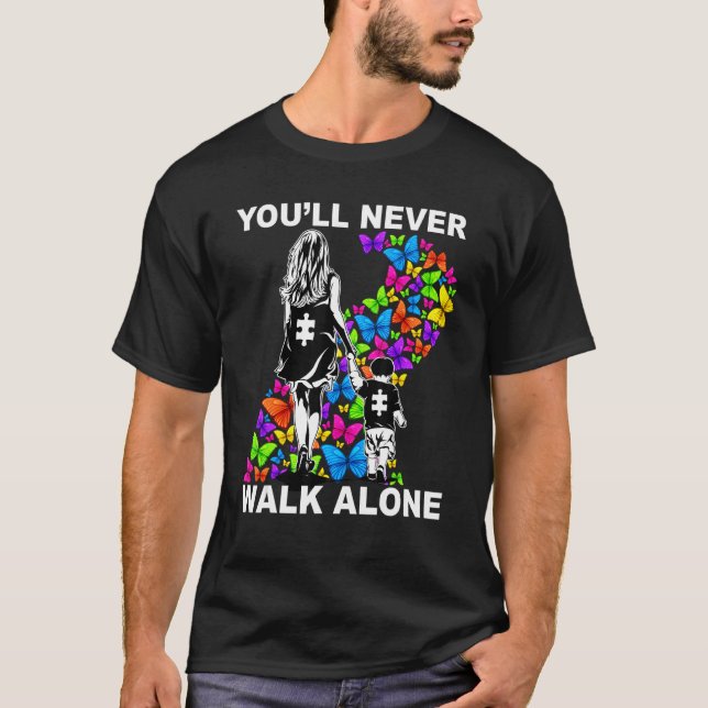 Mental Health Awareness Month  We Walk Together Wa T-Shirt (Front)