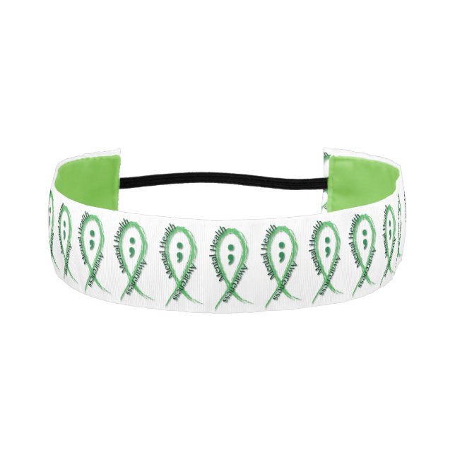 Mental Health Awareness Non-Slip Headband (Front)