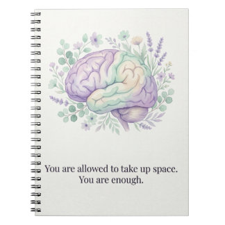 Mental Health Awareness Notebook – “You Are Enough