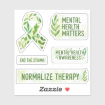 Mental Health Awareness pack - green ribbon