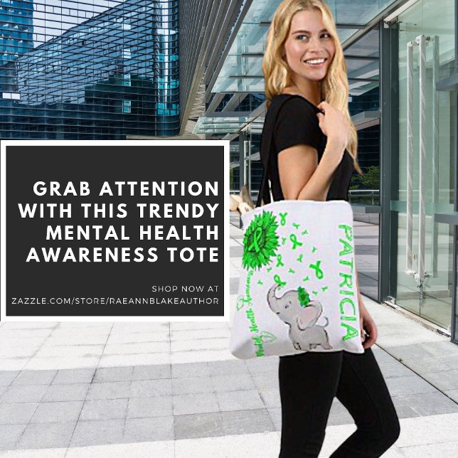 Mental Health Awareness Personalized Tote Bag (Creator Uploaded)