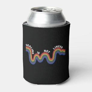 Mental Health Awareness Rainbow LGBTQ Can Cooler