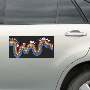 Mental Health Awareness Rainbow LGBTQ Car Magnet