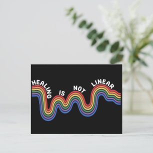 Mental Health Awareness Rainbow LGBTQ Postcard