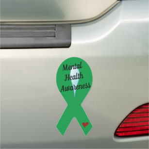 Mental Health Awareness Ribbon Car Magnet