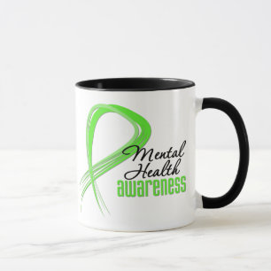 Mental Health Awareness Ribbon Mug