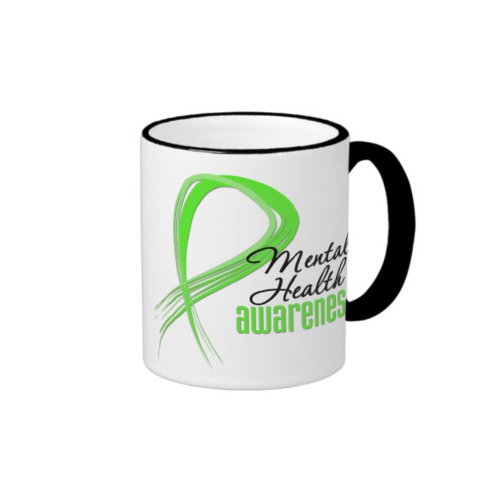 Mental Health Awareness Ribbon Mug