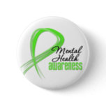 Mental Health Awareness Ribbon Pinback Button