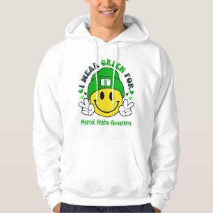 Mental Health Awareness Ribbon Support Gifts Hoodie
