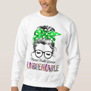 Mental Health Awareness Ribbon Support Gifts Sweatshirt