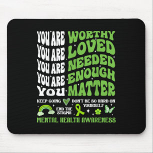 Mental Health Awareness S Motivational Support  Mouse Pad