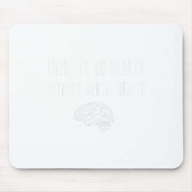 Mental Health Awareness Shirt - Green End The Stig Mouse Pad (Front)