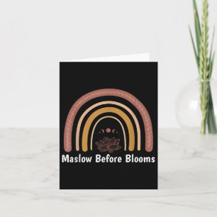 Mental Health Awareness Shirts Maslow Before Bloom Card