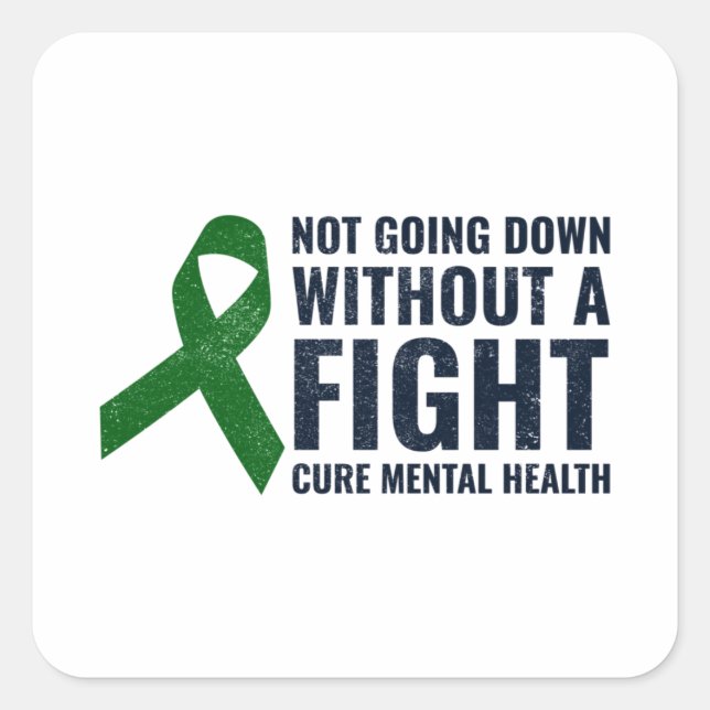 Mental Health Awareness Square Sticker (Front)