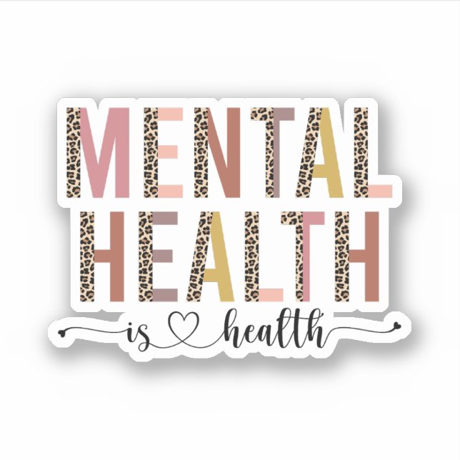 Mental Health Awareness Sticker (Front)