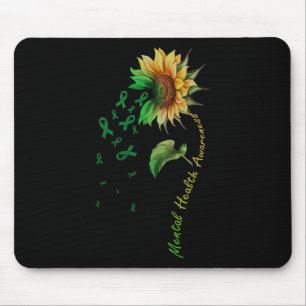 Mental Health Awareness Sunflower Comfort Colors A Mouse Pad