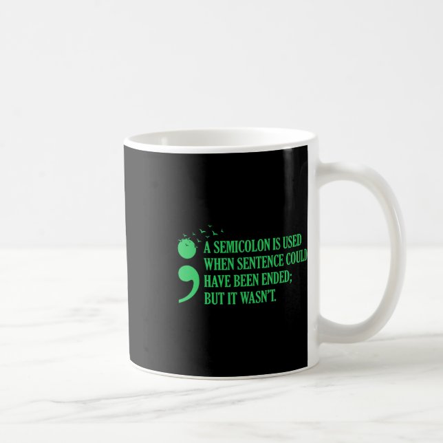 Mental Health Awareness Supporter Graphic  Coffee Mug (Right)