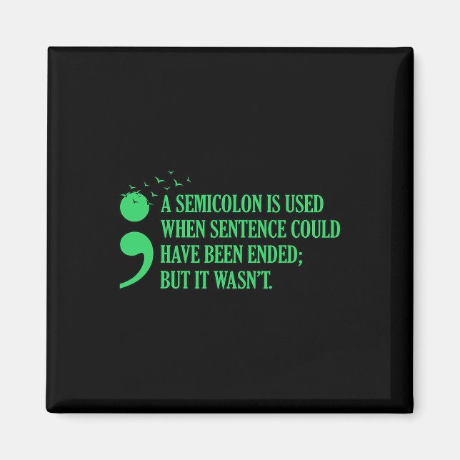 Mental Health Awareness Supporter Graphic  Magnet (Front)