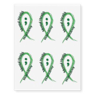 Mental Health Awareness Temporary Tattoos