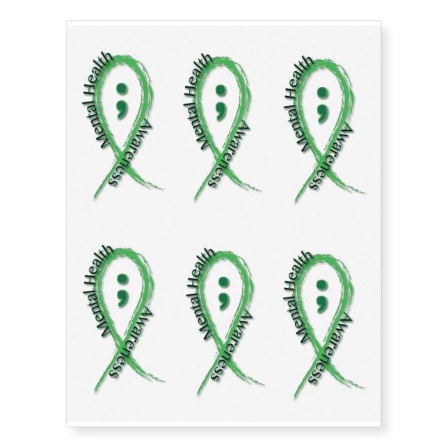 Mental Health Awareness Temporary Tattoos (Front)