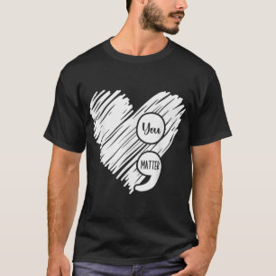 Mental Health Awareness Week Semicolon Suicide Pre T-Shirt