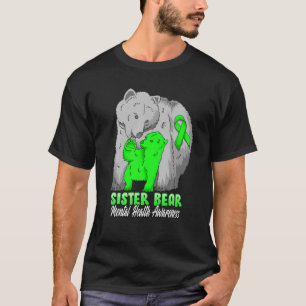 Mental Health Child Awareness Mama Bear Support Ri T-Shirt
