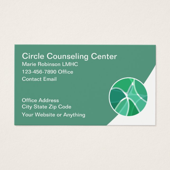 Mental Health Counseling Modern Minimalist (Front)