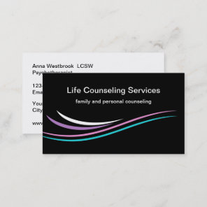 Mental Health Counseling Psychotherapy Business Card