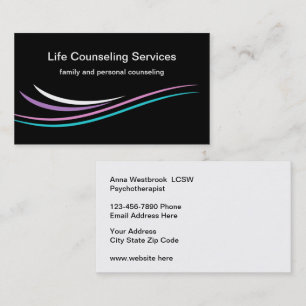 Mental Health Counseling Psychotherapy Business Card