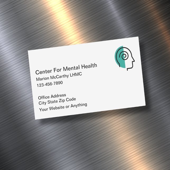 Mental Health Counselor Business Card Magnets (Creator Uploaded)