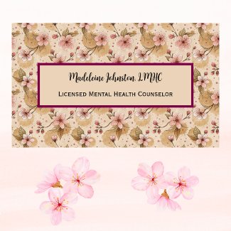 Mental Health Counselor Cherry Blossom Sakura