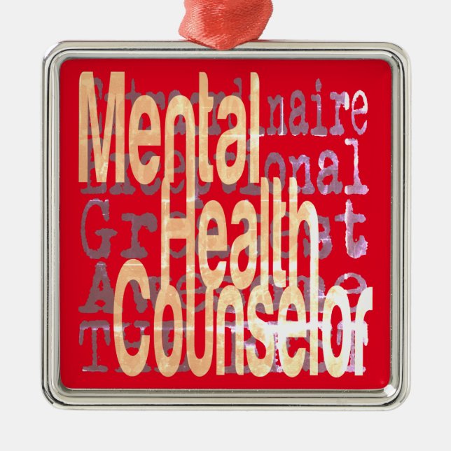 Mental Health Counselor Extraordinaire Metal Ornament (Front)