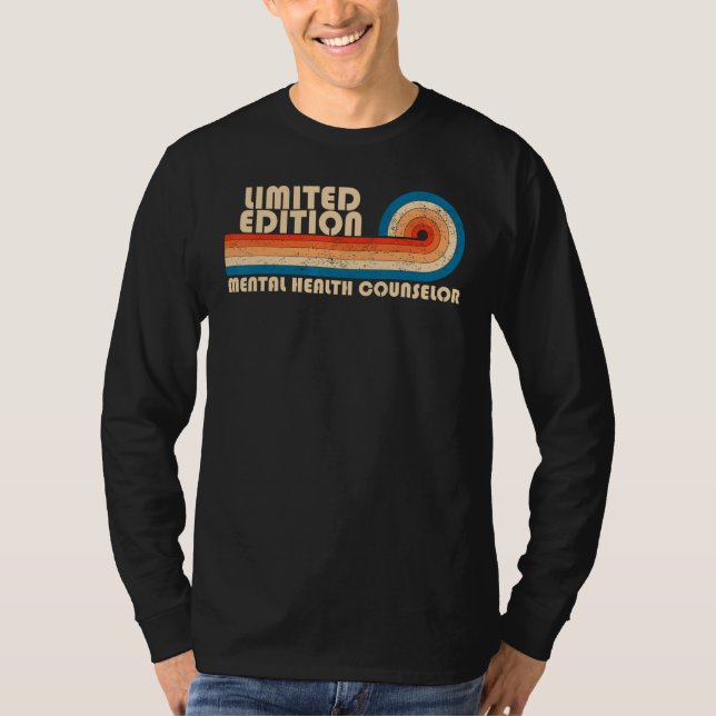 MENTAL HEALTH COUNSELOR Funny Job Title Profession T-Shirt (Front)