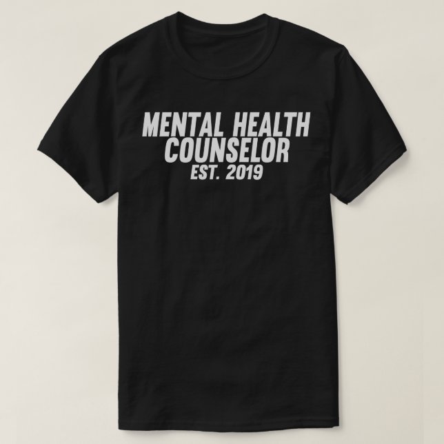 Mental Health Counselor Graduation  T-Shirt (Design Front)