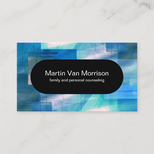 Mental Health Counselor Modern Design Business Card