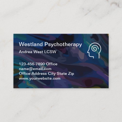 Mental health Counselor Of Psychiatry Business Card
