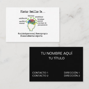Mental Health Counselor Spanish Business Card