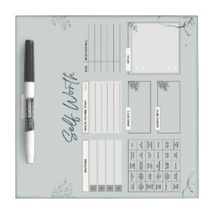 Mental Health Daily Gratitude Dry Erase Board