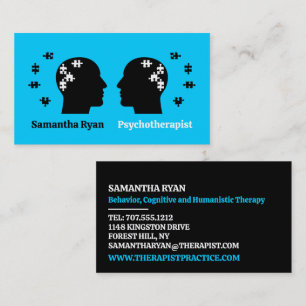 Mental Health Design, Psychotherapist Business Card