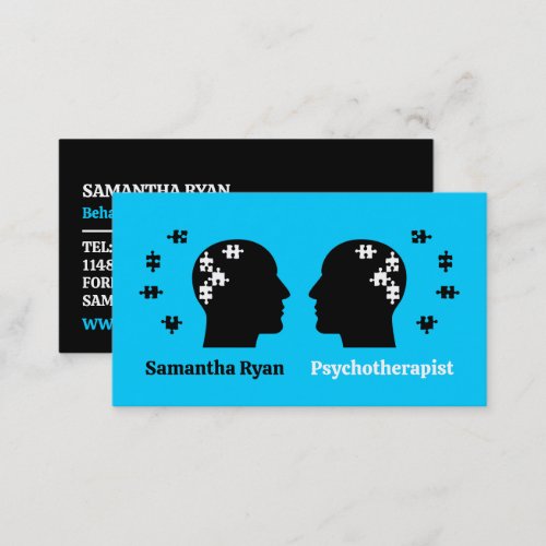 Mental Health Design Psychotherapist Business Card