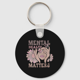 Mental Health Does Matter Awareness Supporter Flow Keychain