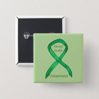 Green Glitter Awareness Ribbon (Mental Health Awareness) – Jamielizabeth