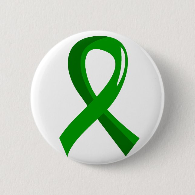 Mental Health Green Ribbon 3 Button (Front)