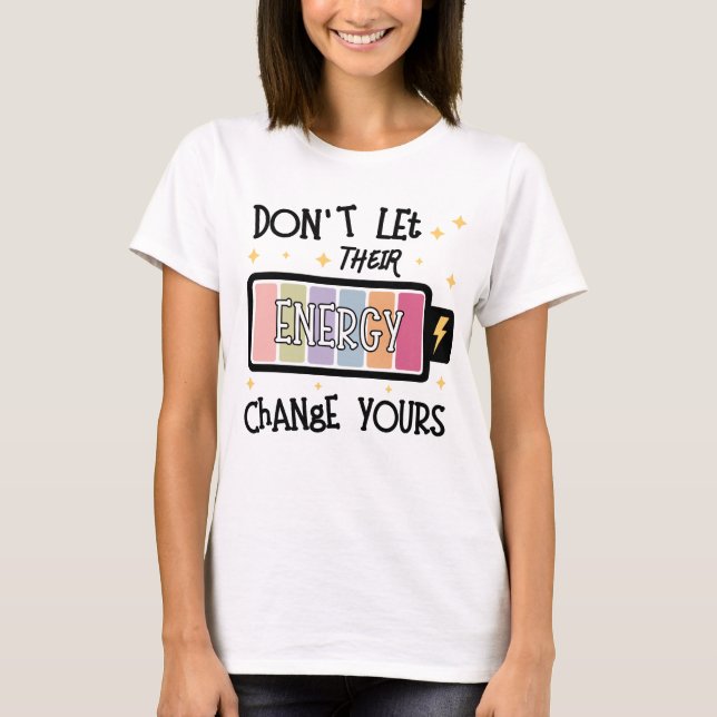 Mental Health Inspired Energy Women T-shirt (Front)